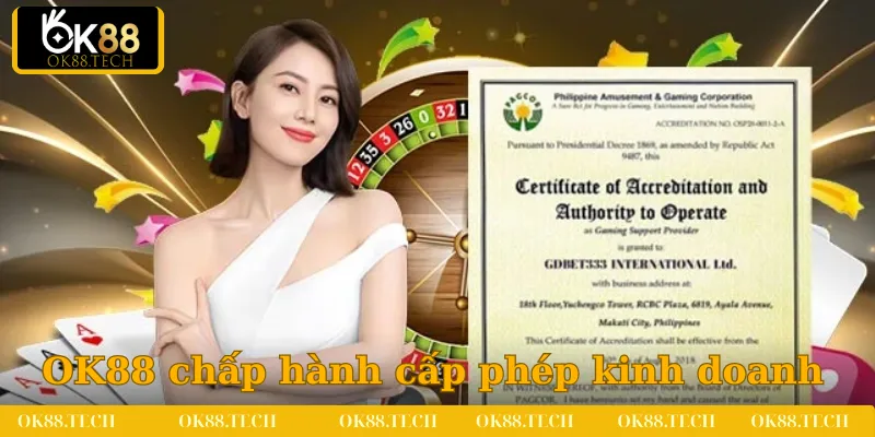Quy định OK88 cần chấp hành trong quá trình cấp phép kinh doanh